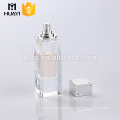 100ml rectangular glass bottle with square end metal cap